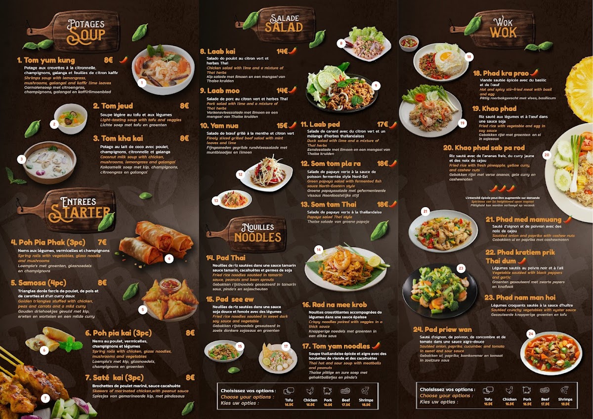 Menu Thai By Dave-1
